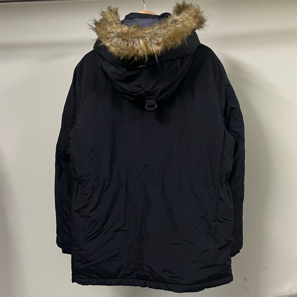 DICKIES AUTHENTIC BLACK PARKA PUFFER JACKET FOR MEN’S & WOMEN’S - Picture 5 of 14